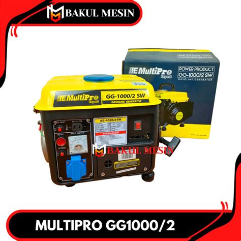 Jual Mesin Genset Tak Gg Multipro Gg Generator Set Watt