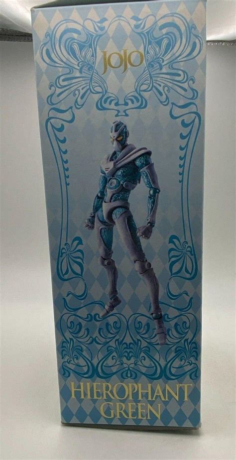 Medicos Super Action Statue Jjba Hierophant Green Figure Us Seller Open