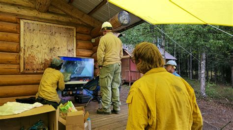 Fire Spread From A Burn Barrel At A Remote Cabin In The Copper River Basin Alaska Wildland