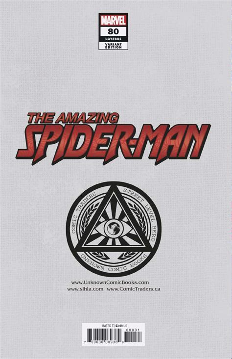 Amazing Spider Man 80 Unknown Comics Sabine Rich Exclusive Var 12 01