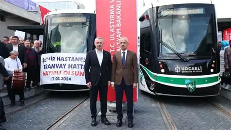 Şehir Hastanesi Tramvayı hizmete alındı Bayrama kadar ücretsiz