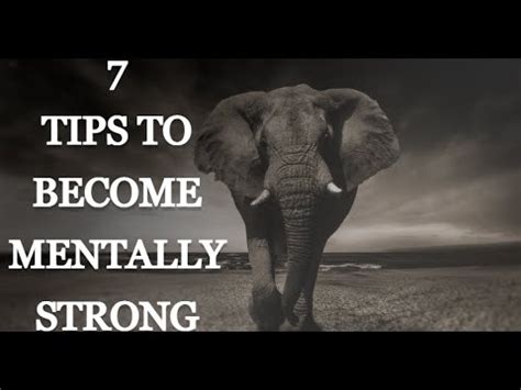 Powerful Tips To Become Mentally Strong Youtube