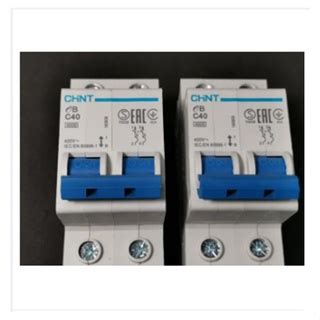 CHINT 40A 2Pole Miniature Circuit Breaker 4 5 KAIC 220V DIN Rail Type