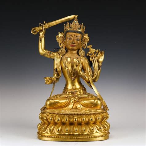 Sold At Auction A Chinese Gilt Bronze Figure Of Buddha Statue Buddha