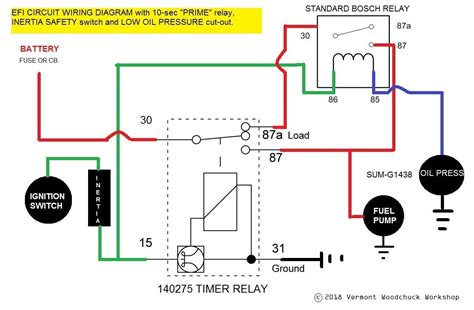 Fuel Pump Wiring with inertia switch | Vintage Mustang Forums