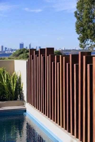 Top 70 Best Wooden Fence Ideas - Exterior Backyard Designs