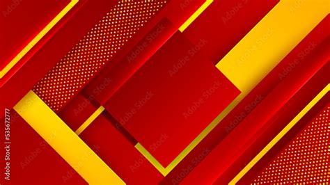 Abstract 3d Red And Yellow Orange Color Beautiful Background With