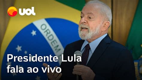 Lula ao vivo Presidente sanciona lei para filhos de vítimas de