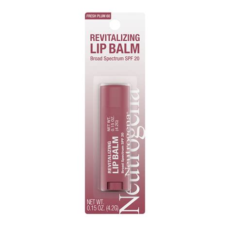 Neutrogena Revitalizing Tinted Lip Balm Spf Sheer Fresh Plum