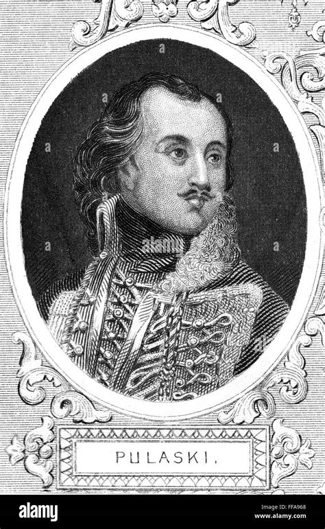 Casimir Pulaski 1747 1779 Npolish Soldier In American Revolutionary