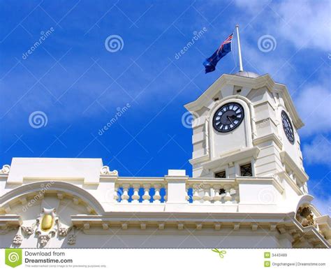 Auckland Clock Tower 2 Stock Image Image Of History Building