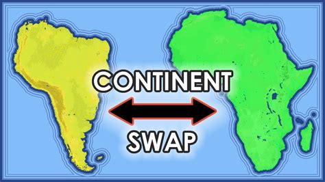 Alternate History Swapped Continents Youtube