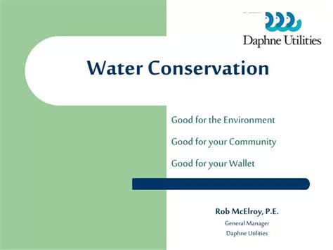 Ppt Water Conservation Powerpoint Presentation Free Download Id