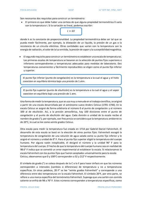 SOLUTION Introduccion A La Termodin Mica Calor Y Temperatura Pdf