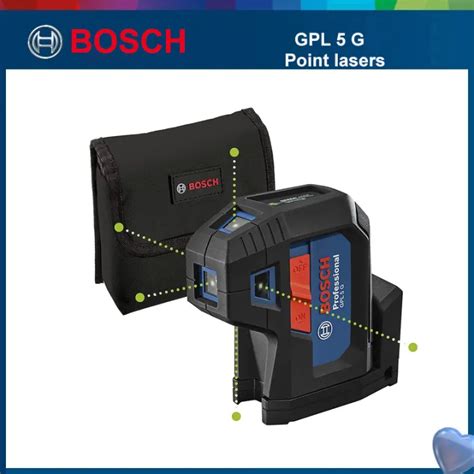 Bosch Professional 5 Point Laser GPL 5 G With Self Leveling Laser Level