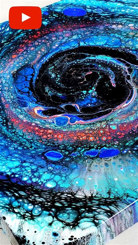 Open Cup Acrylic Pour GALAXY Jaw Dropping Cells Without Silicone