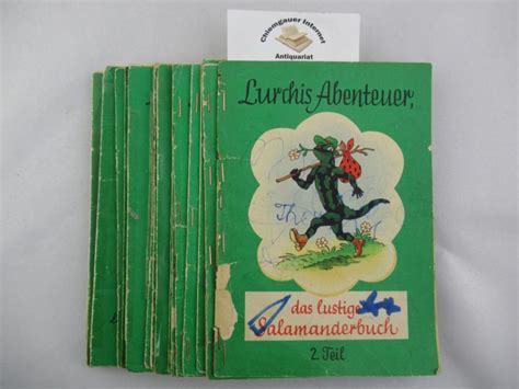 Lurchis Abenteuer Das Lustige Salamanderbuch KONVOLUT SAMMLUNG 2