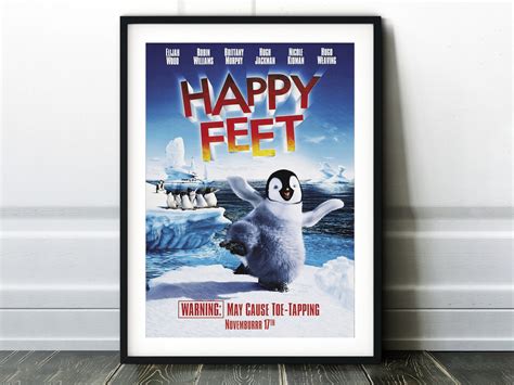 Happy Feet Movie Poster - Classic 00'S Vintage Wall Film Art – Poster ...