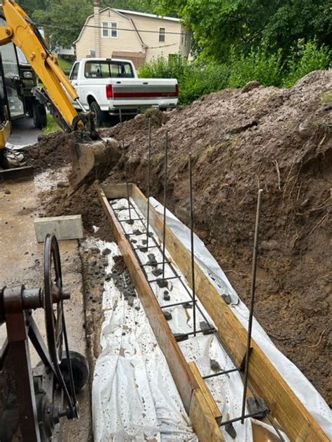 Marius St Retaining Wall C Donaldson PM Excavation Concrete