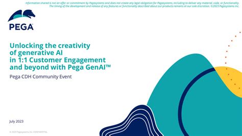 Unlocking Generative Ai In 11 Customer Engagement And Beyond With Pega Genai Pega