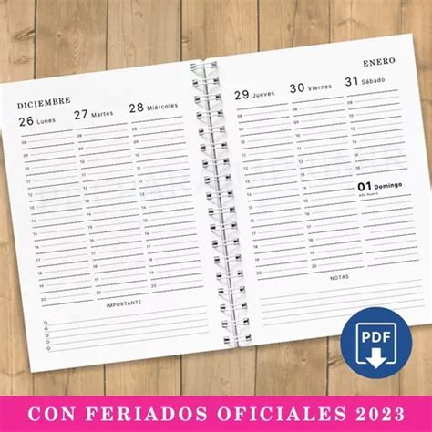 Pdf Agenda Semanal Imprimible Semana A La Vista V En Venta En