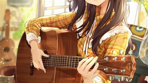 Anime Guitar Girl K Pc Wallpapers Wallpaper Cave