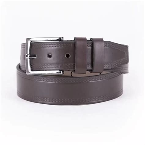 Buy Dark Brown Mens Vegan Leather Belt For Jeans Leatherbeltsonline