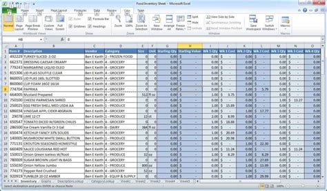 inventory spreadsheet example — db-excel.com