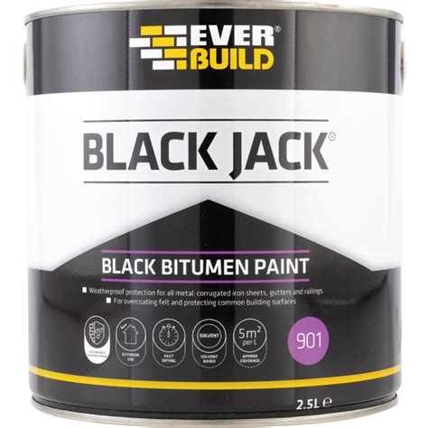 901 Black Bitumen Paint Black Tin 25ltr Mesco