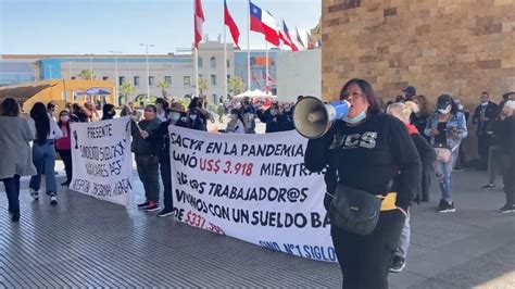 Huelga Hospital Regional Antofagasta Trabajadores Sindicato Siglo Xxi No Vamos A Dar Nuestro