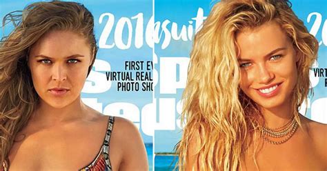 Naked Ronda Rousey And Plus Sized Model Ashley Graham Bare Their Curves