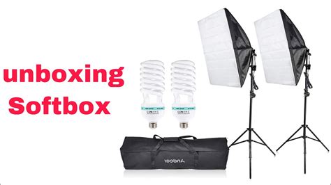 Unboxing Andoer Photography Studio Cube Umbrella Softbox Light Lighting