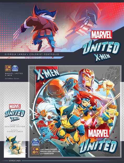 Marvel United-X-MEN_ Colorist Portfolio: COVERS on Behance