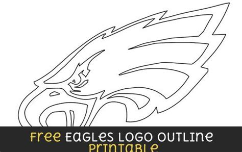 Eagles Logo Coloring Sheet