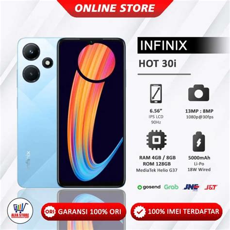 Promo Infinix Hot 30i Ram 8 128Gb Extended Ram 8gb Up To 16Gb 128Gb