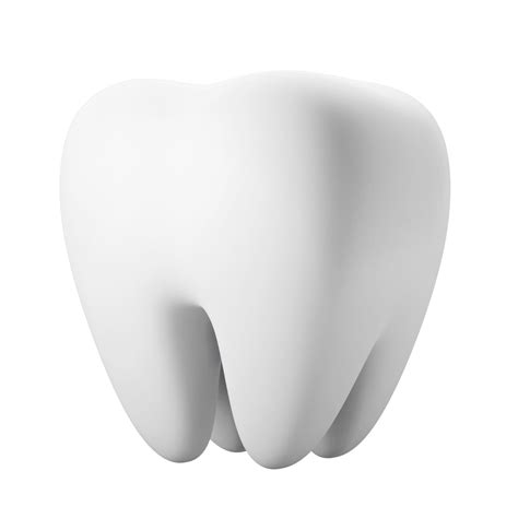 White And Clean Dental Molar Tooth D Icon Illustration Png