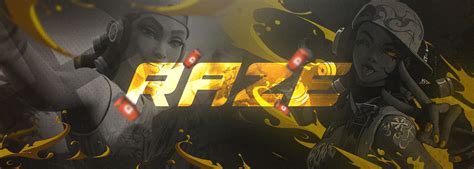 Raze Banner For Valorant Indian Aesthetic Youtube Banners Twitch