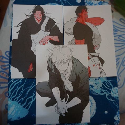 Jujutsu Kaisen Jjk Postcards Hobbies And Toys Memorabilia