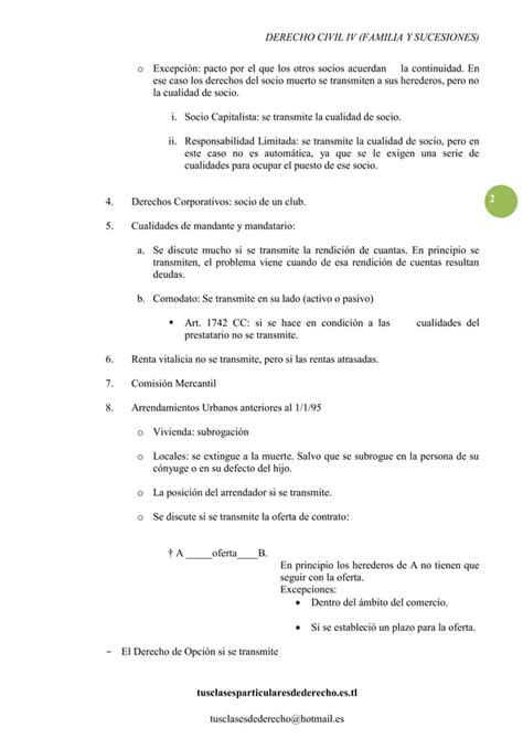 Civil Iv Sucesiones Tema 30 La Herencia PDF