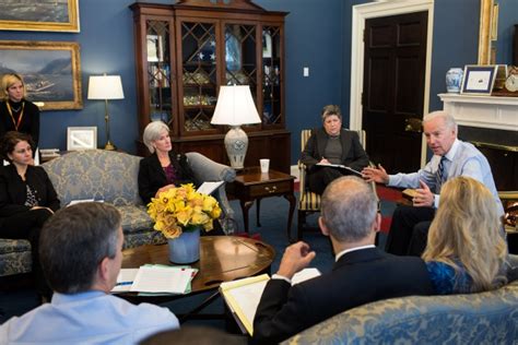 The Vice President Meets With Advisors In His Office | The White House