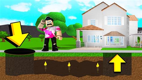 I Found A Secret Tunnel Under My Mansion Roblox Bloxburg Youtube