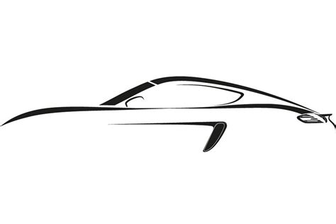 Porsche Silhouette at GetDrawings | Free download