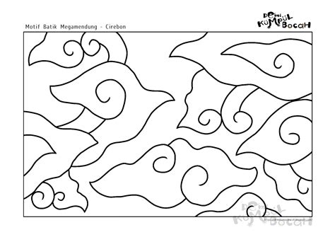 Mewarnai Motif Batik | Warna, Lukisan tembikar, Lembar mewarnai