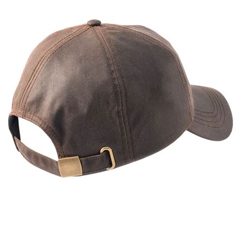 Heather British Waxed Cotton Baseball Cap Hats Plus Caps