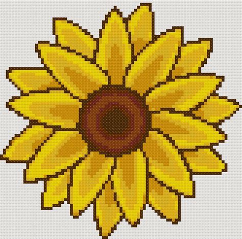 Yiota S Cross Stitch Sunflower Free Cross Stitch Pattern