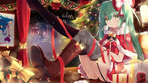 Anime Girls Christmas Wallpapers - Wallpaper Cave