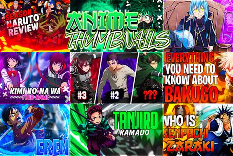 Design High Quality Anime Thumbnails For You By Asfand321 Fiverr