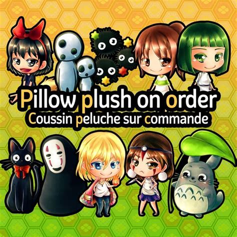 Coussin Porte Cl Ghibli Miyazaki Totoro Mononoke Kiki Chihiro Etsy