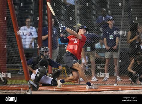 Draft Prospect Jonny Farmelo Participates In The Mlb Baseball Draft