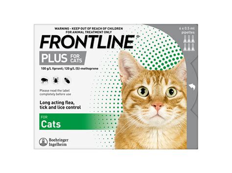 FRONTLINE PLUS for Cats - six pack - Normanby Road Vet Clinic